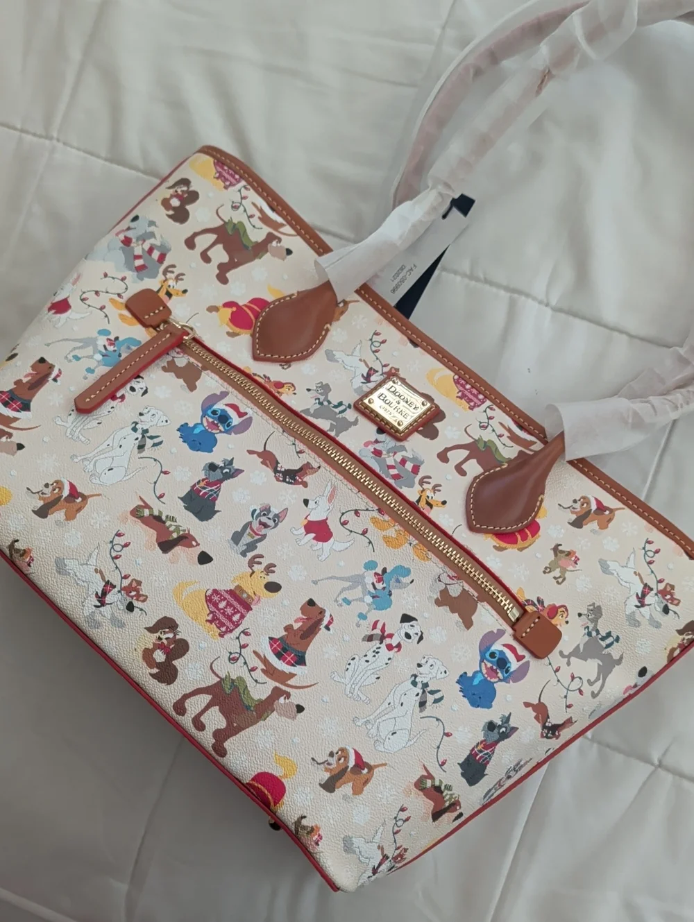 NWT 2021 Dooney & Bourke Disney Santa Tails Holiday Tote/Purse